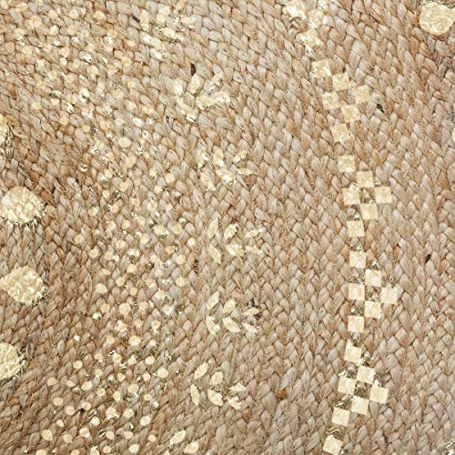 ATMOSPHERA CREATEUR D'INTERIEUR Alfombra de Oro Brillante Juté
