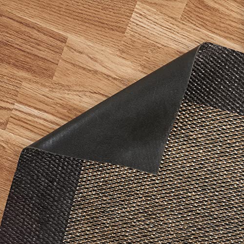 Estores Basic Alfombra Vinilica Salon Premium Alfombras de habitación baño Cocina Lavable Antideslizante para Interior y Exterior, Bronce, 80 x 150cm